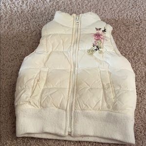 White girls puffer vest